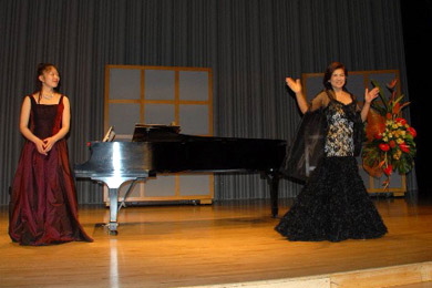 Taking bows the Glenn Gould Studio