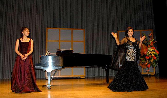 Taking bows the Glenn Gould Studio